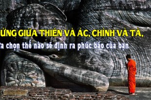 Đứng giữa thiện và ác, chính và tà, lựa chọn thế nào sẽ định ra phúc báo của bạn