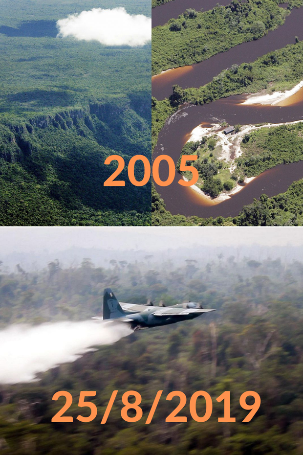 Loạt ảnh Amazon trước và sau đại nạn cháy rừng 2019: Lá phổi xanh ngày nào đã mang đầy bệnh tật do con người đầu độc - Ảnh 4.