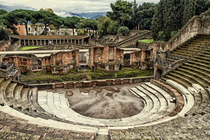 Pompeii được coi là một khu nghỉ mát cho những người giàu La Mã dành cho kỳ nghỉ của họ.