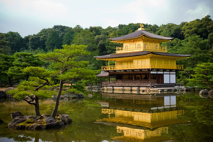 Kim Các Tự, hay còn gọi là chùa Gác Vàng ở Kyoto, Nhật Bản. (Ảnh qua neptun.ru)