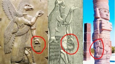 Du hành thời gian: Phát hiện “túi xách hiện đại” trong các tượng cổ