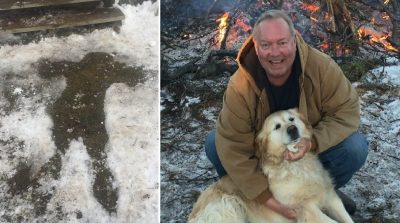 Nhờ chó cưng sưởi ấm, một người đàn ông may mắn sống sót giữa trời tuyết suốt 20h