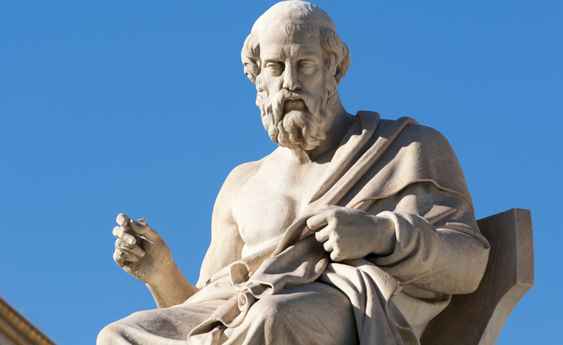Platon cho rằng “thế giới chân lý Toán học” là tồn tại độc lập với thế giới vật chất mà loài người đang sống.
